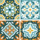 Azulejo colorido
