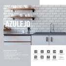 Azulejo Metrô Branco Para Parede Vinil Adesivo Revestimento Autocolante Estilo Cerâmica Branca Azulejo Metrô Branco Para Parede Vinil Adesivo Revestimento Autocolante Estilo Cerâmica Branca