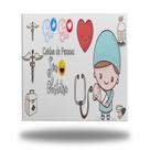 Azulejo Quadro Decorativo Medicina Obstetra 15x15cm + Suporte Azulejo Quadro Decorativo Medicina Obstetra 15x15cm + Suporte