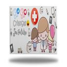 Azulejo Quadro Decorativo Medicina Pediatra 15x15cm + Suporte