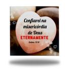 Azulejo Quadro Decorativo Mensagem Bíblica 15x15cm + Suporte