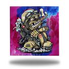 Azulejo Quadro Decorativo Pop Art 15x15 cm + Suporte Azulejo Quadro Decorativo Pop Art 15x15 cm + Suporte