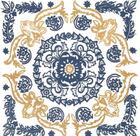 Azulejos Colonial Português de porcelana decorativos colonial português kit com 12 peças