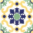 Azulejos Colonial Português em porcelana decorativo kit com 10 peças