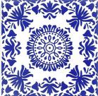 Azulejos Colonial Português em porcelana decorativo kit com 12 peças