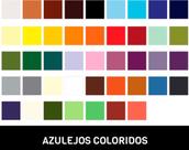 Azulejos Coloridos para Mosaico kit com 10 peças -Cecrisa 3mm