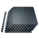 Azulejos de ginástica VEVOR Rubber Top com espuma EVA 24x24in e 6 ladrilhos