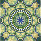 Azulejos Decorativos Mandala Green kit com 12 peças Azulejos Decorativos Mandala Green kit com 12 peças