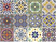 Azulejos Porcelana Decorativos kit Anzon com 12 peças Azulejos Porcelana Decorativos kit Anzon com 12 peças