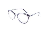 Azzaro - armação para óculos feminina em acetato com detalhes e hastes em metal ref az30285. Azzaro - armação para óculos feminina em acetato com detalhes e hastes em metal ref az30285.