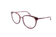 Azzaro - armação para óculos feminina em metal com aro em acetato ref az30273.