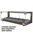 B-VN92 - Vitrine Neutra Beta 92cm Café - Bivolt - Omega B-VN92 - Vitrine Neutra Beta 92cm Café - Bivolt - Omega