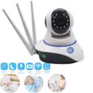 Babá Eletrônica Câmera Wifi Sem Fio Visão Noturna Microfone Cor Branco 110V/220V