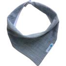 Babador bandana azul mescla