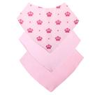 Babador Bandana Bebê Kit Com 3 Menina Coroa Rosa