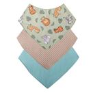 Babador Bandana Bebê Kit Com 3 Menino Selva Verde