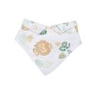 Babador Bandana Dengo Chevron Verde - REF3675 - Tecido 100% Algodão Babador Bandana Dengo Chevron Verde - REF3675 - Tecido 100% Algodão