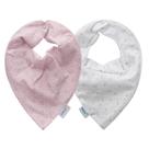 Babador bandana - Palha rosa
