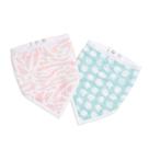 Babador Bandana para Bebê aden + anais essentials 100% Algodão Pacote com 2
