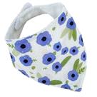 Babador Bandana Slim - Floral Lilás - 1 peça