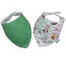 Babador Bandana Slim Floresta na Primavera - Unissex - 2 peças