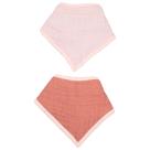 Babador Bandana Soft 100% Algodão Com 3 Camadas Tamanho Unico 02 Unidades Baby Papi Cor:Feminino