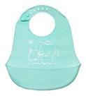 Babador Cata Migalhas em Silicone Reutilizável para Bebê - Verde Água - UnyHome