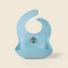 Babador Circo Silicone Azul - ACASA
