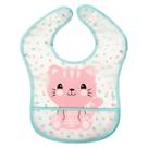 Babador com Bolso Gatinha Pega Migralhas para Bebê - Buba