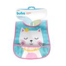 Babador Com Bolso Pega Migalhas Buba Gatinha Azul
