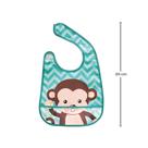 Babador com pega migalhas macaco