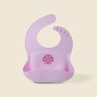 Babador Concha Silicone Lilás - ABABY