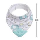 Babador de Bandana Forrado com Mordedor Estampa Animais Buba