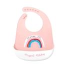 Babador de Bebê de Silicone à Prova d'Água - Ajustável com Design de Desenho Animado