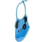 Babador de silicone azul