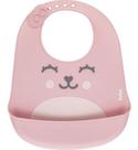 Babador De Silicone Buba Pega Migalhas Gumy Buba Azul Rosa
