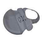 Babador de silicone com coletor