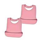 Babador De Silicone Grande Impermeável Para Idosos, Grau Alimentício, Com Bolso, Auxiliar Portátil