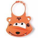 Babador De Silicone Impermeável Cata Migalhas Tigre Multikids BB042