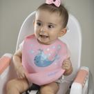 Babador De Silicone Pega Migalhas para Bebê 23 cm x 30 cm