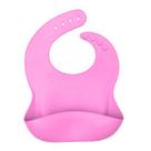Babador De Silicone Pescoço Ajustável Com Pega Migalhas Para Refeição Alimentação Bebês Crianças À Prova Da Água Sem BPA