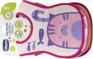 Babador easy meal menina 6m+ 3 pecas - chicco