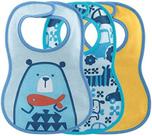 Babador easy meal menino 6m+ 3 pecas - chicco