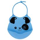 Babador em silicone para bebê cachorro