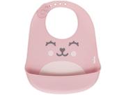 Babador em Silicone para Bebês Pega Migalhas Introdução Alimentar