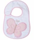 Babador felpudo plástificado papi borboleta 33x22cm