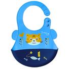 Babador Infantil De Silicone Cata Migalhas Para Bebê