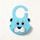 Babador Infantil Silicone Impermeável Ursinho