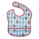 Babador para bebê Infantil impermeável standard Balões azul com cata-migalhas kababy - 18906E