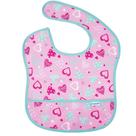 Babador para Bebê Standard Coração Rosa - Kababy